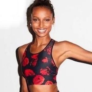 Victoria's Secret Floral The Player Racerback Sport Bra NWT